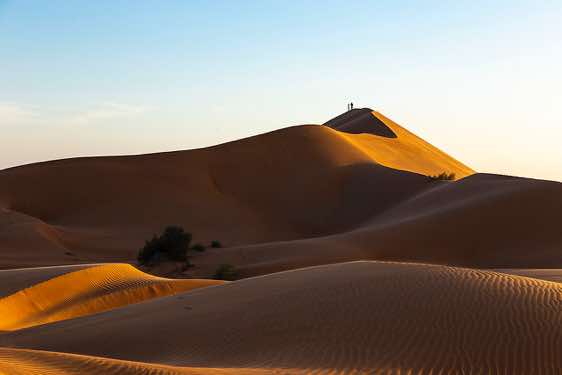 Giant sand dune, desert landscape, Rub al Khali, Empty Quarter, Dhofar region