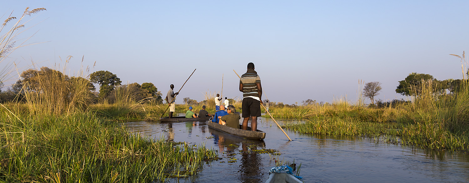 Mokoro ride, Okavango Delta, Botswana
