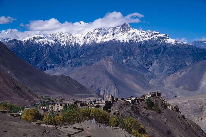 Jharkot, seen from below Muktinath