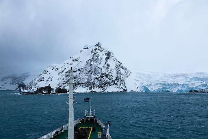Point Wild on the northern side of Elephant Island, a small spit of land in which 22 of Sir Ernest Shackleton’s men had remained for four months, awaiting rescue