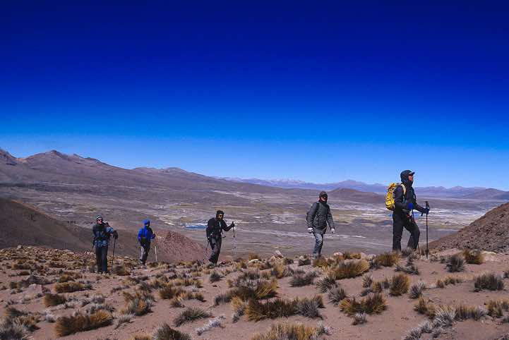 Climbing Guane Guane, 5097m, Lauca National Park