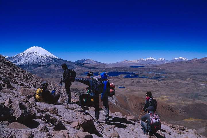 Climbing Guane Guane, 5097m, Lauca National Park