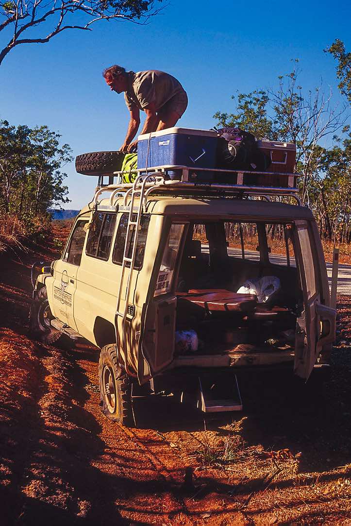 Flat tyre, Kakadu National Park, Northern Territory