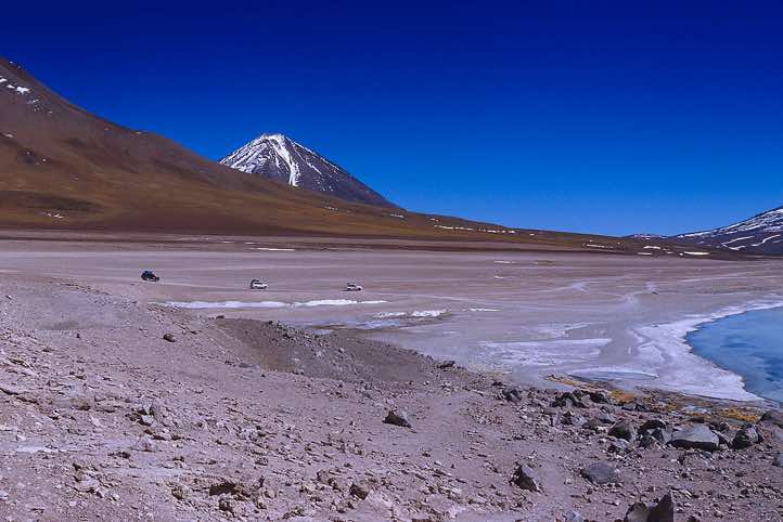 Volcano Licancabur, 5920m, seen from near Laguna Blanca, 4350m