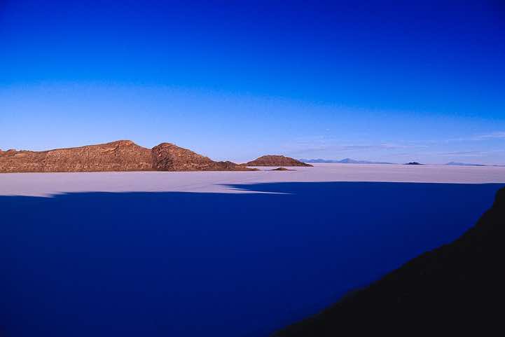 Panoramic view at sunset, Salar de Uyuni