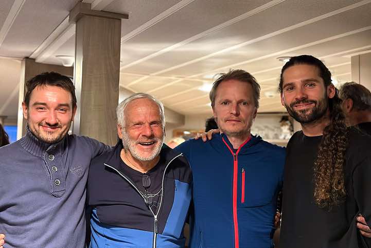 Plancius roommates: Dennis, Wolfgang, the photographer and Louis