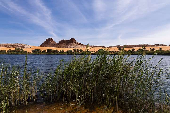Lake Bokou, Ounianga Serir series of lakes, Ennedi region, Sahara desert, northern Chad