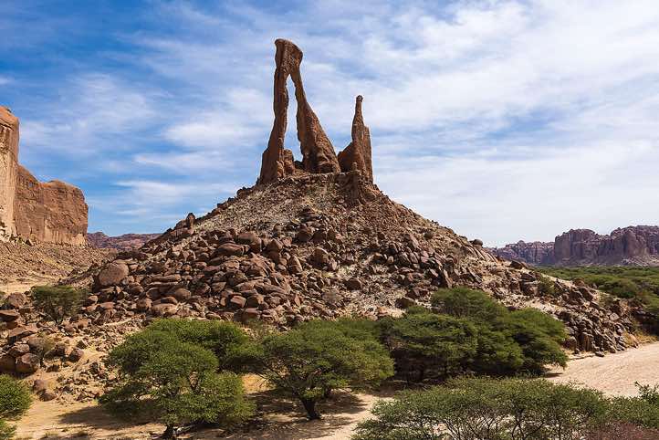 Djoula arch, Ennedi Mountains, northeastern Chad