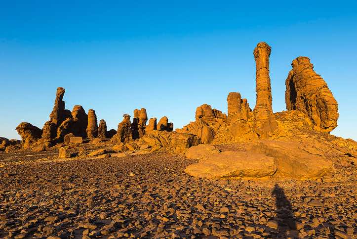 Sandstone rock formations, Ennedi Mountains, northeastern Chad