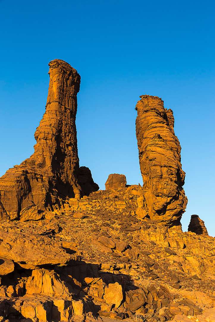 Sandstone rock formations, Ennedi Mountains, northeastern Chad