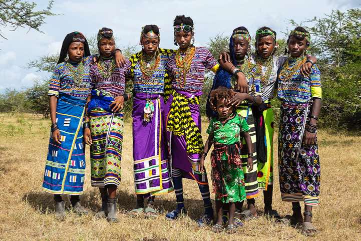 Wodaabe (Bororo) women, Gerewol festival