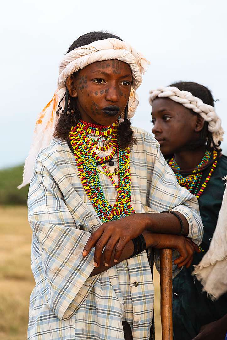 Wodaabe (Bororo) boy at the Gerewol festival
