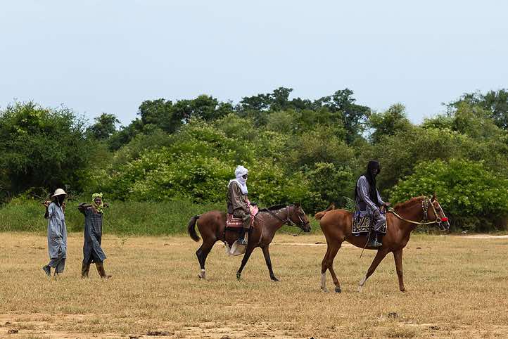 As well as dancing, the Gerewol festival involves feasting, socialising and hores racing