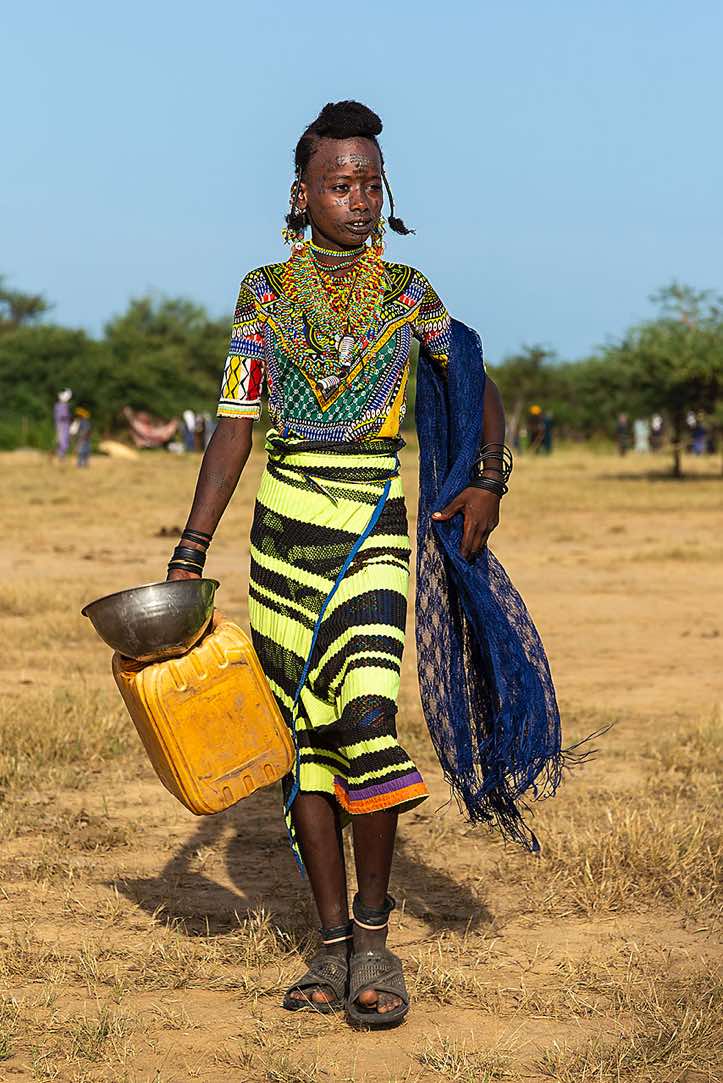 Wodaabe (Bororo) woman at the Gerewol festival