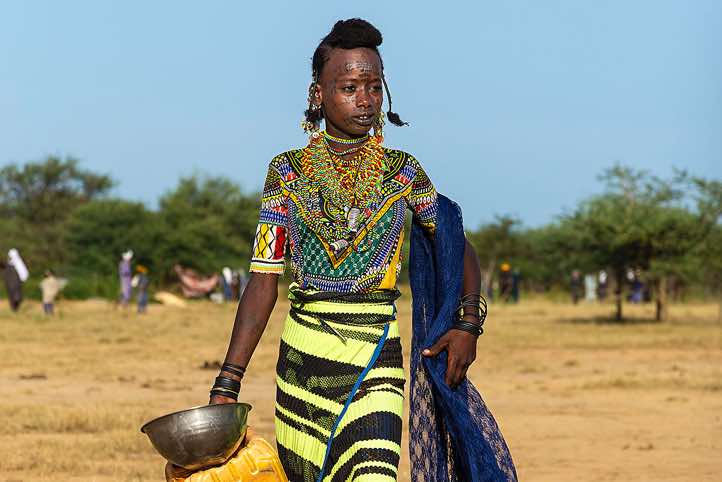 Wodaabe (Bororo) woman at the Gerewol festival