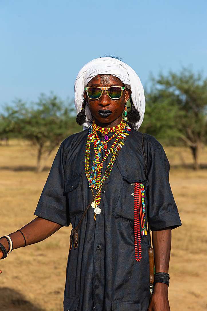 Wodaabe (Bororo) men at the Gerewol festival