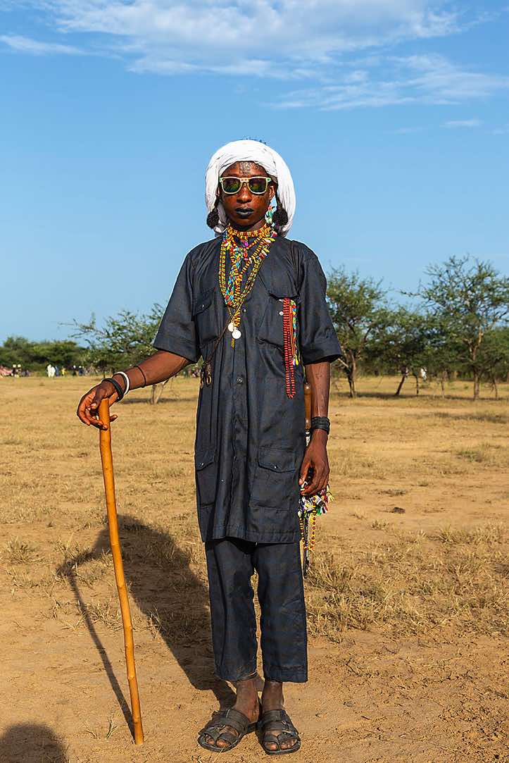 Wodaabe (Bororo) men at the Gerewol festival