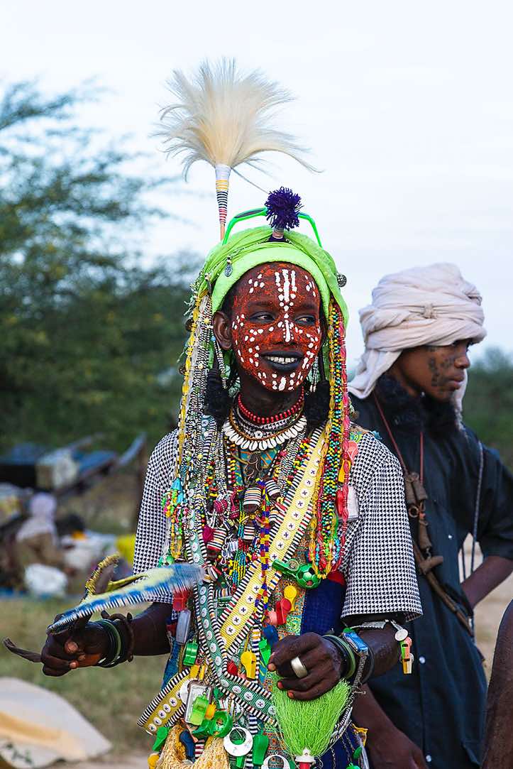Wodaabe (Bororo) man at the Gerewol festival
