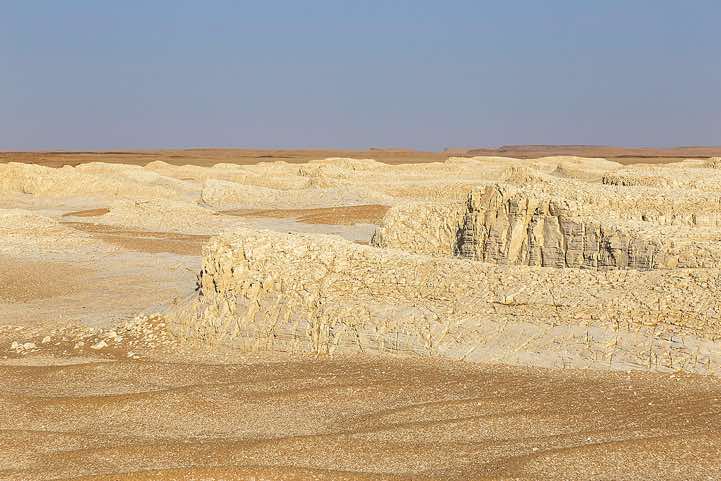 Rock formations in the desert