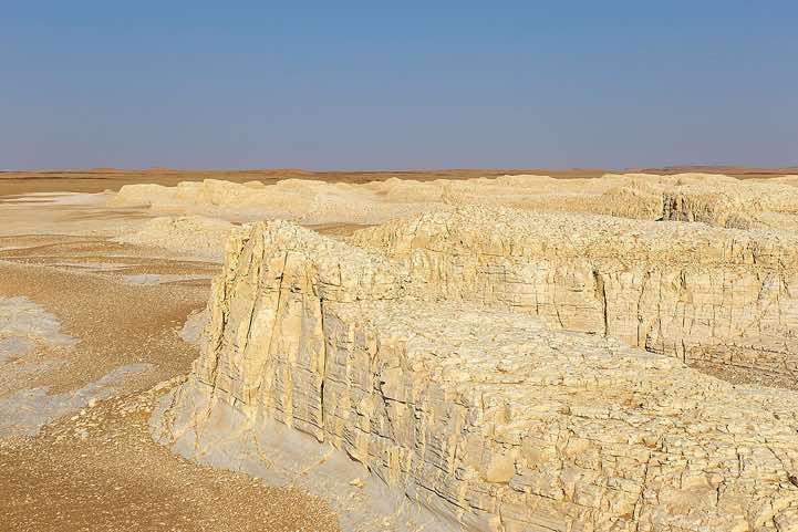 Rock formations in the desert