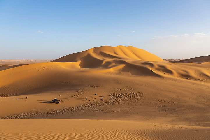 Overnight campsite in the desert, Erg Bilma