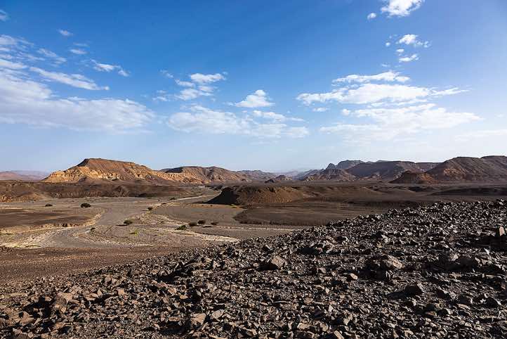 Barren, but grandiose landscape, Tibesti region