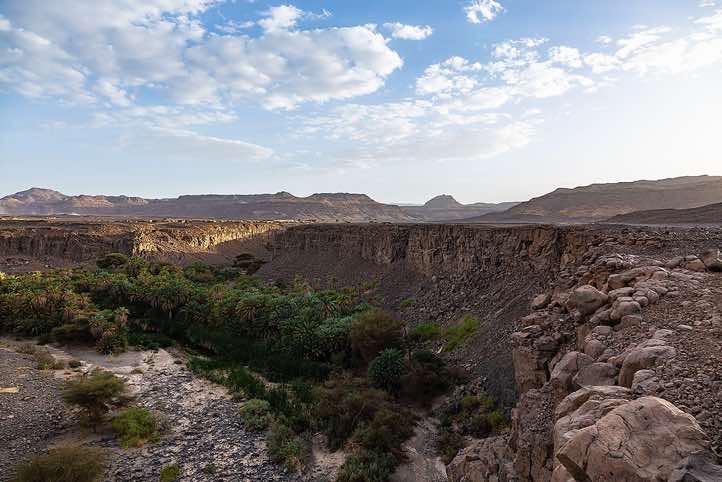 Oasis of Yebbi Souma, Tibesti region