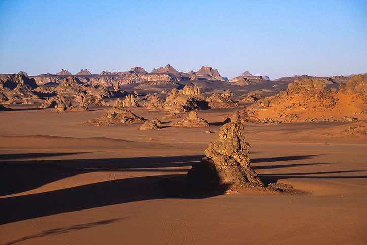 Rock formations, Jabal Akakus