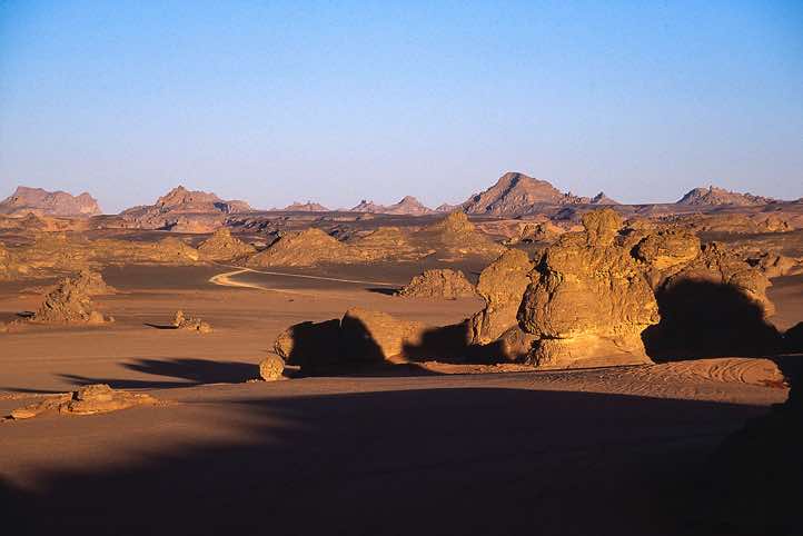 Rock formations, Jabal Akakus, Fezzan