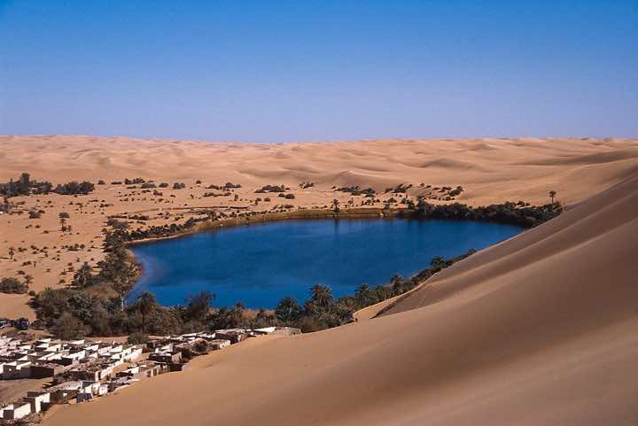 Gabraoun lake, Ubari Sand Sea (Edeyen Ubari)