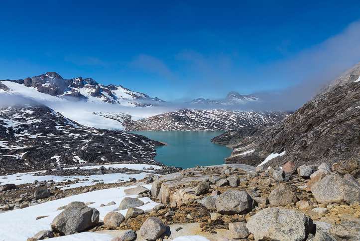 Mountain views near Sangmileq Fjord, Ammassalik Island