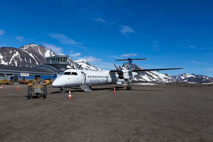 Kulusuk airport, established by the American military in 1958-59