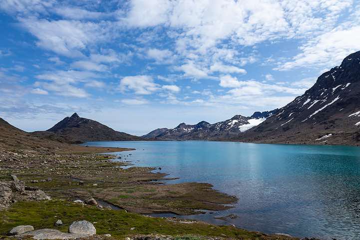 Lake en route to Tasiilaq, Ammassalik Island