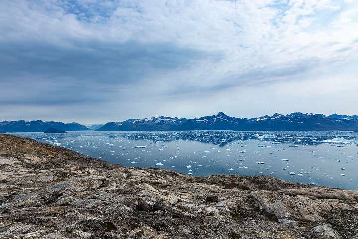 View of Sermilik Fjord from near Tasilartik Fjord