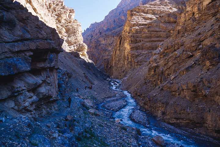 Parilungbi river, Spiti to Ladakh Trek