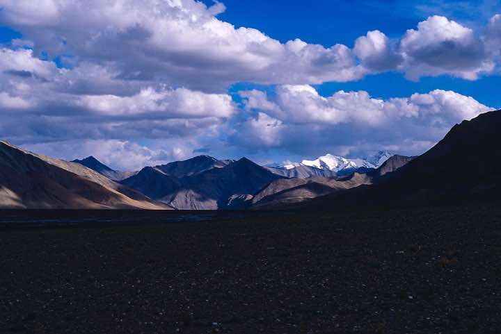 Kyangdom campsite, 4550m, Tso Moriri lake, Changtang region, Ladakh, Spiti to Ladakh Trek