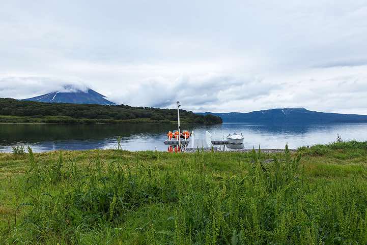 Ilyinsky Volcano, Kurile Lake