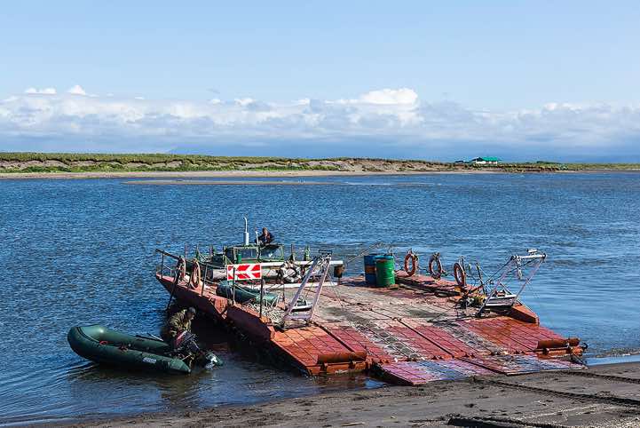 Local ferry, West Coast, Sea of Okhotsk