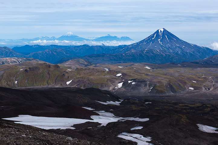 Vilyuchinsky Volcano, seen from Gorely Volcano