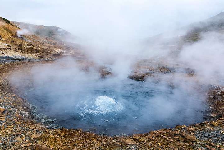 Geothermal field, Kamchatka wilderness, Pauzhetka area
