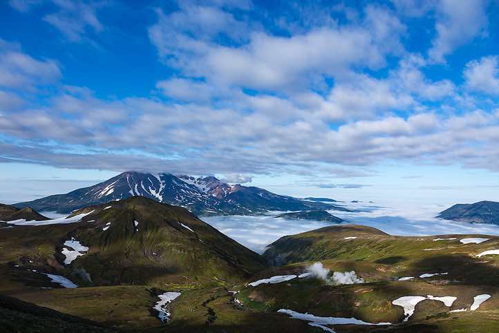 Koshelev Volcano, Pauzhetka area, Kamchatka