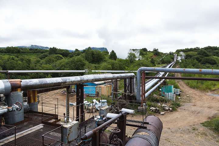 Geothermal power plant, Pauzhetka village