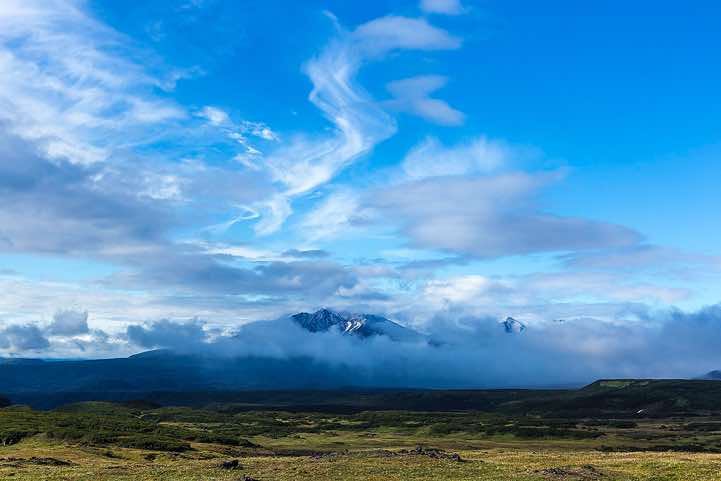 Landscape, campsite near Gorely and Mutnowsky volcanoes