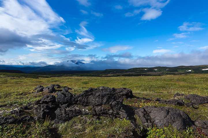 Landscape, campsite near Gorely and Mutnowsky volcanoes