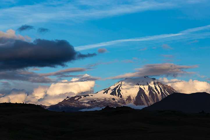 Zimina volcano (Ovalnaya Zimina), 3080m, around Tolbachik trek, Klyuchevskoy Nature Park, Kamchatka