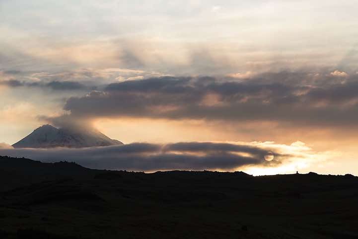 Bezymyannaya Sopka (or Bezymianny) volcano, 2882m, around Tolbachik trek, Klyuchevskoy Nature Park