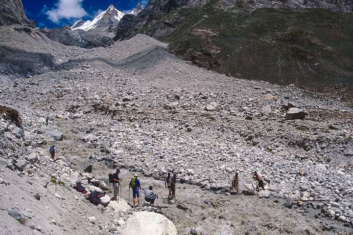 River crossing, Hushe Valley, Karakoram Mountains