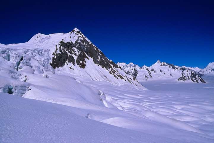 View from the top of the Hispar La pass, 5150m, Karakoram Mountains