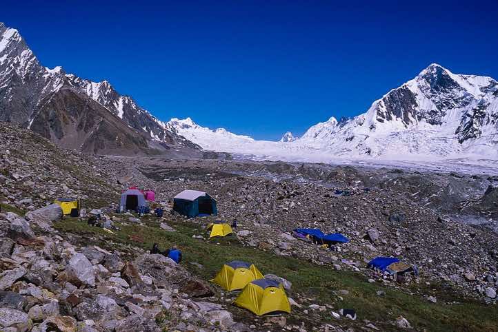 Camp Four-Star (Starkum), 4460m, Hispar Glacier, Karakoram Mountains