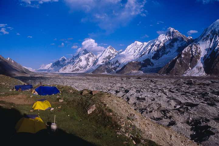 Camp Yutmaru (Jutmal), 4250m, Karakoram Mountains
